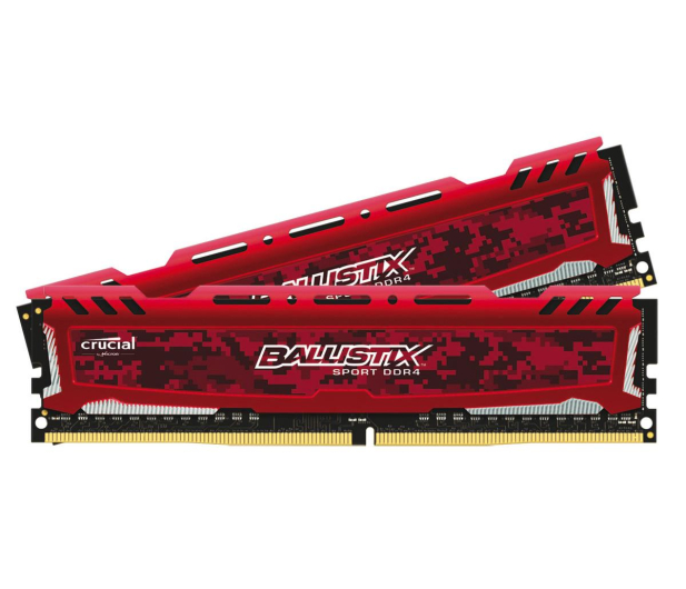 Crucial 16GB (2x8GB) 3000MHz CL15 Ballistix Sport LT Red - 509888 - zdjęcie 2